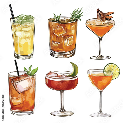 cocktail clip art