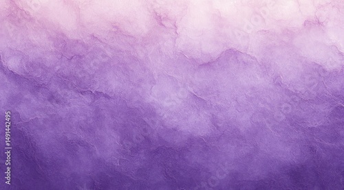 Soft textured gradient background transitioning from deep purple at the bottom to light lavender and pink hues at the top