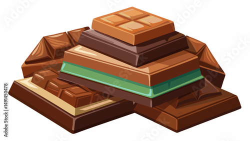pieces of chocolate