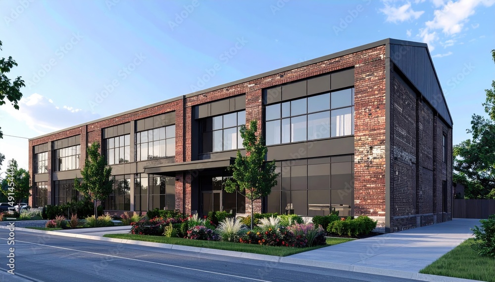 Modern Brick Warehouse Conversion Urban Chic Architecture. Modern Brick Warehouse Conversion Urban Chic Architecture.