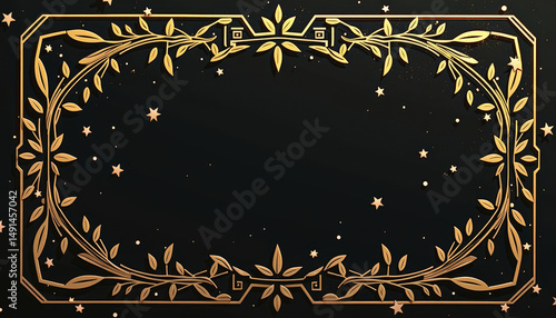 christmas card with snowflakes