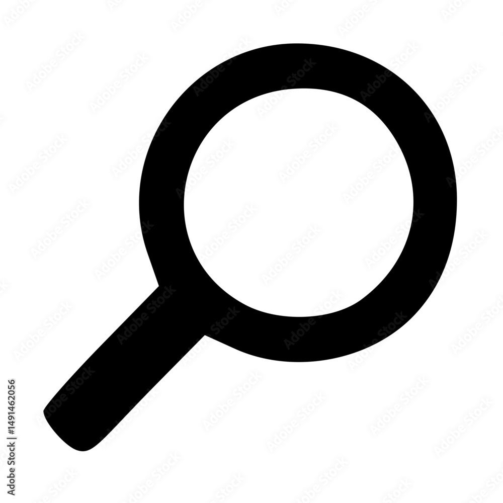 Magnifying glass isolated on white Magnifying glass isolated on white