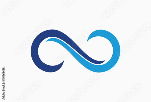 Infinity Wave Logo Design Template