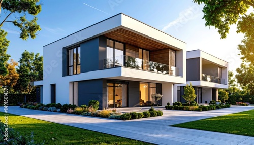 Modern Luxury Twin Villas in Sunny Suburbia.