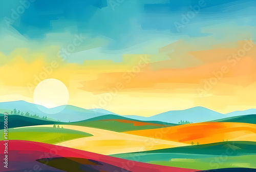 mountain autumn oil painting, hilly fall landscape artwork, valley autumn scenery painting, alpine fall mountain art, layered mountains autumn background, dramatic mountain fall oil art, forest hills 