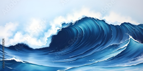ocean wave art