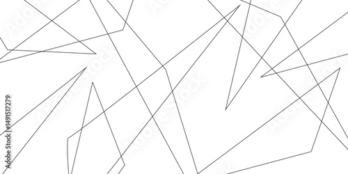 Abstract background with liens and triangles shape on white background. White and grey geometric overlapping rectangle pattern Geometric background soft shadows as patten ..White polygon textured .	