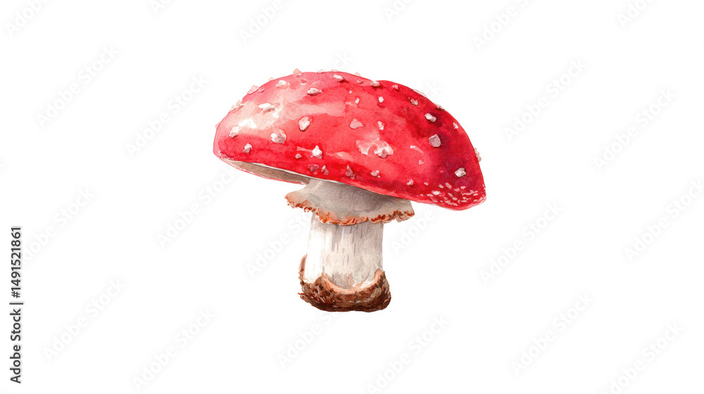 Watercolor Mushroom Clipart — Hand-Painted Fungi Illustration on Transparent Background
Watercolor Mushroom Clipart — Hand-Painted Fungi Illustration on Transparent Background