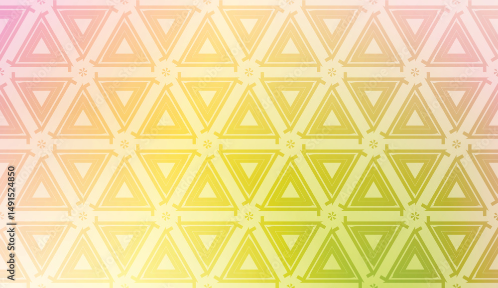 Design pattern with abstract modern ornament. Triangles style. Vector illustration. Gradient color Design pattern with abstract modern ornament. Triangles style. Vector illustration. Gradient color