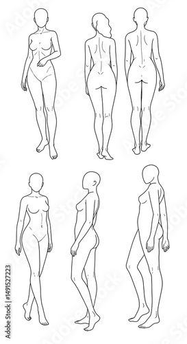 Figure Studies: A Line's Grace AI Generated