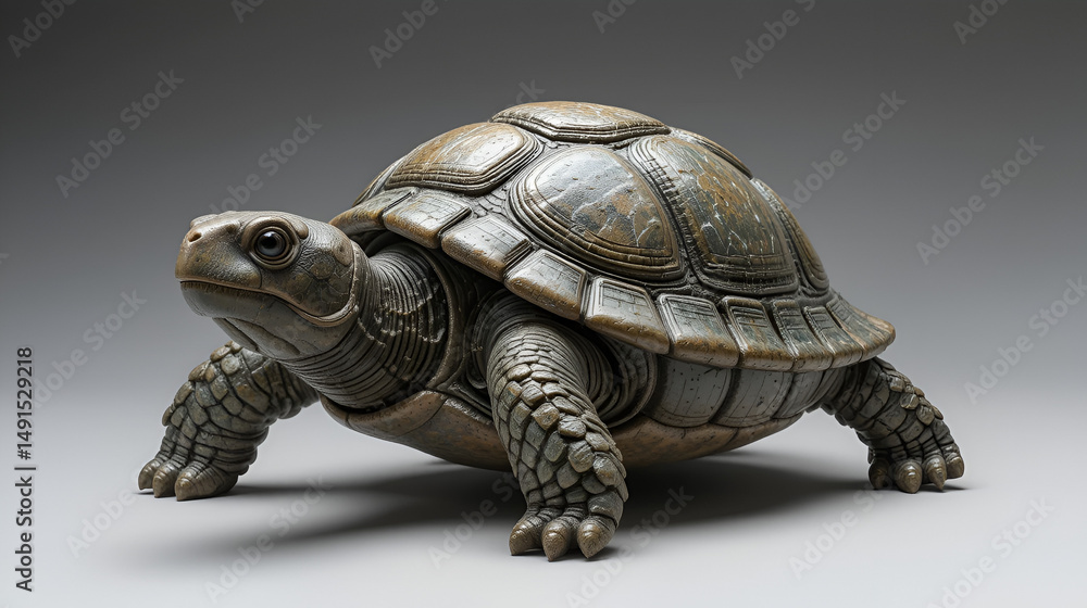Obraz premium a sculpture of a turtle