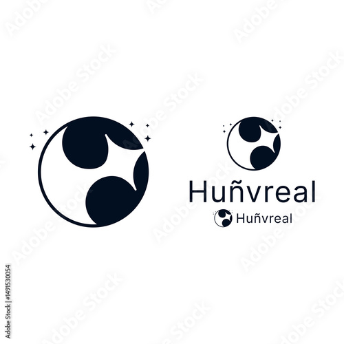 Illustration symbol of vector elements, black and white