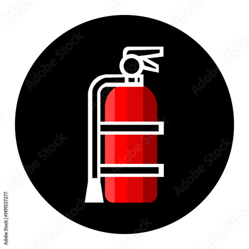 fire extinguisher vector icon