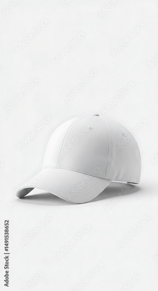 Fototapeta premium Blank Canvas, Shadowed Brim