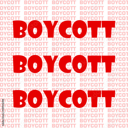 Boycott word vector