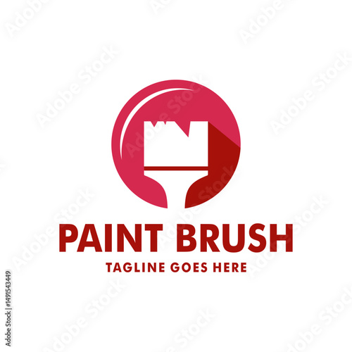 paint brush logo design,painting services,paint shop,renovation,repair,construction,vector,illustration,symbol,contractor,estate,painter,property,tool,work,background,splash,business
