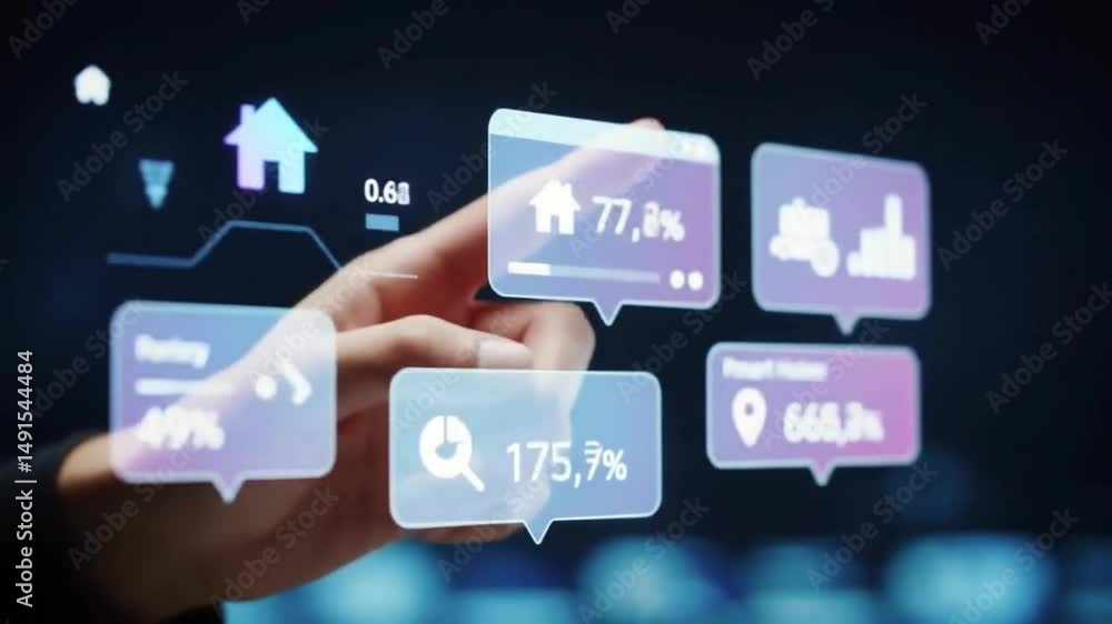 Smart Home Automation Control with Futuristic Interface Smart Home Automation Control with Futuristic Interface