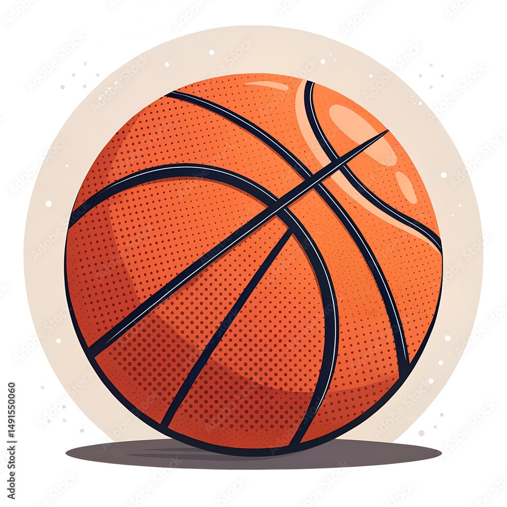 Obraz premium the basketball vector
