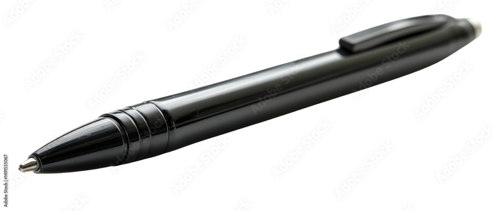custom made wallpaper toronto digitalClose-up of a sleek black ballpoint pen.