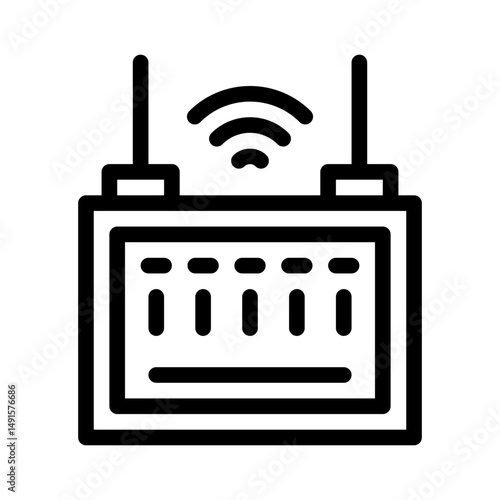 broadband line icon
