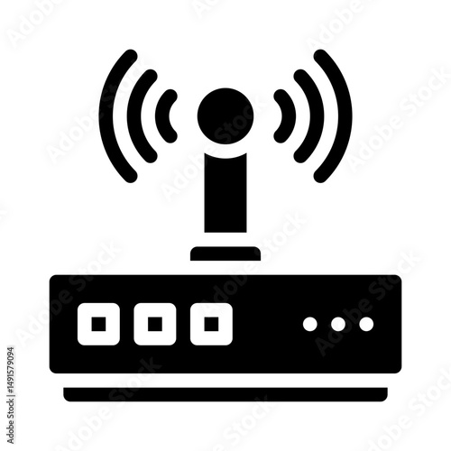 wireless glyph icon