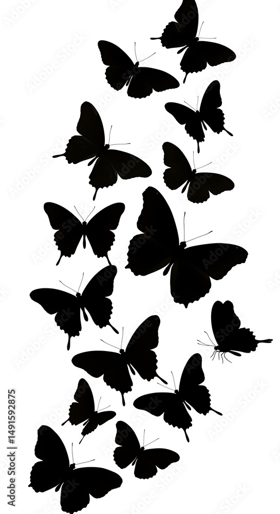 Fototapeta premium Ephemeral Dance of Shadows AI Generated