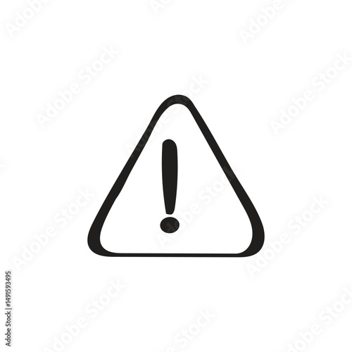 triangle sign vector illustration triangle sign image warning drivers to always be careful there are sharp bends and slippery roads