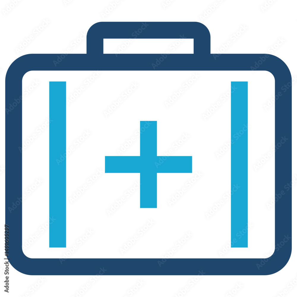 Fototapeta premium Aid Box Icon