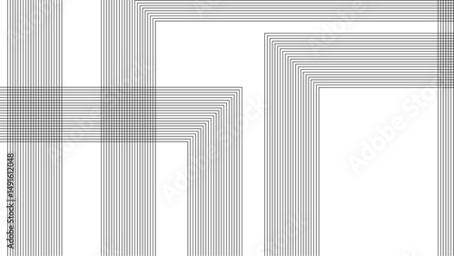 Abstract tech white and black gradient geometric thin diagonal, Rough texture. Worn down wallpaper pattern design. Broken plaster grunge damask effect.