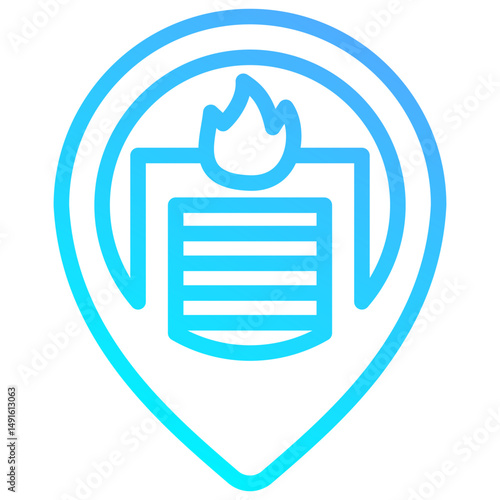 Fire Station Icon