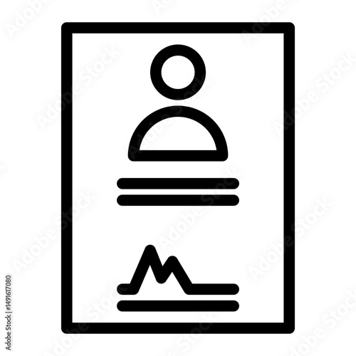 employment contract. This is a vector single icon with a line style. Suitable for any purpose, such as website design, mobile app design, logo design, pattern design, etc.