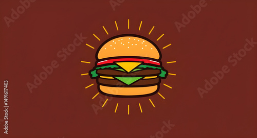 burger cartoon