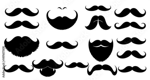 collection of mustaches