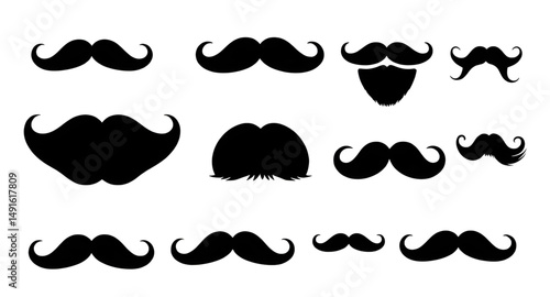 collection of mustaches