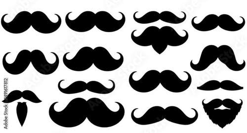 collection of mustaches