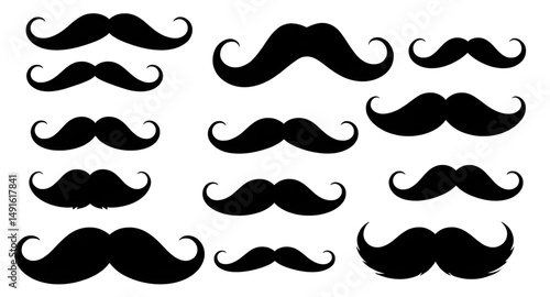 collection of mustaches