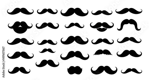 collection of mustaches