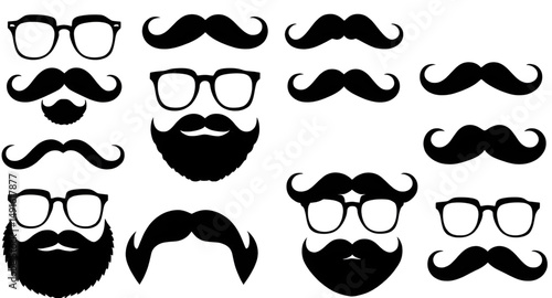 collection of mustaches