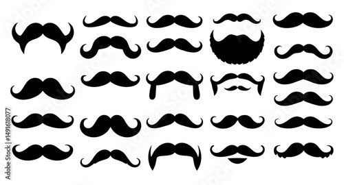 decorative mustache elements, men fashion mustaches, bold mustache icons, funny disguise mustaches, gentleman mustache pack, minimalist mustache designs, old fashioned mustaches, mustache doodle set, 