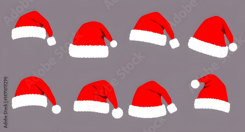 santa claus hat vector