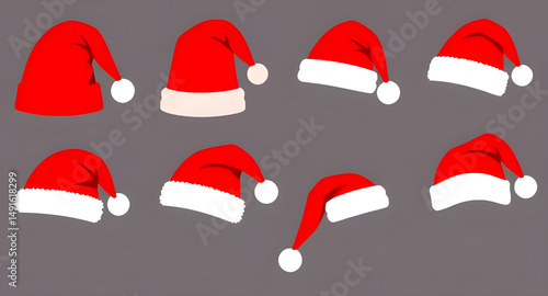santa claus hat vector