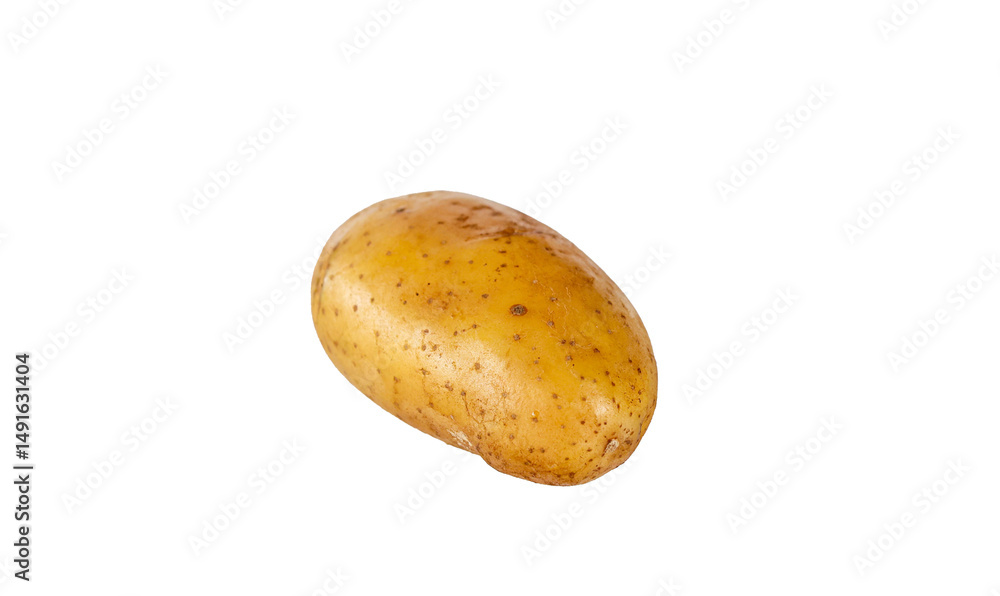 potatoes isolated on white background potatoes isolated on white background