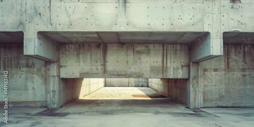 concrete background of old abandoned factory