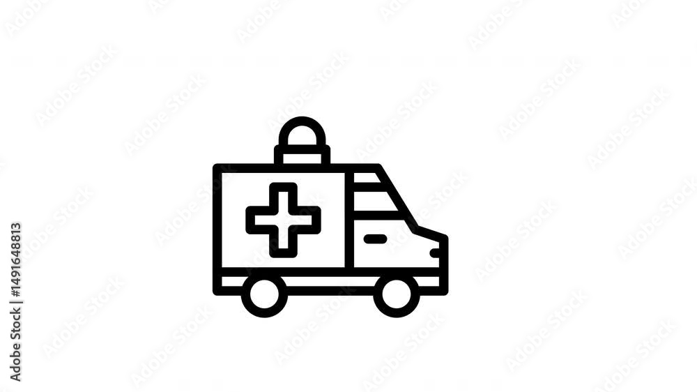 ambulance animated icon