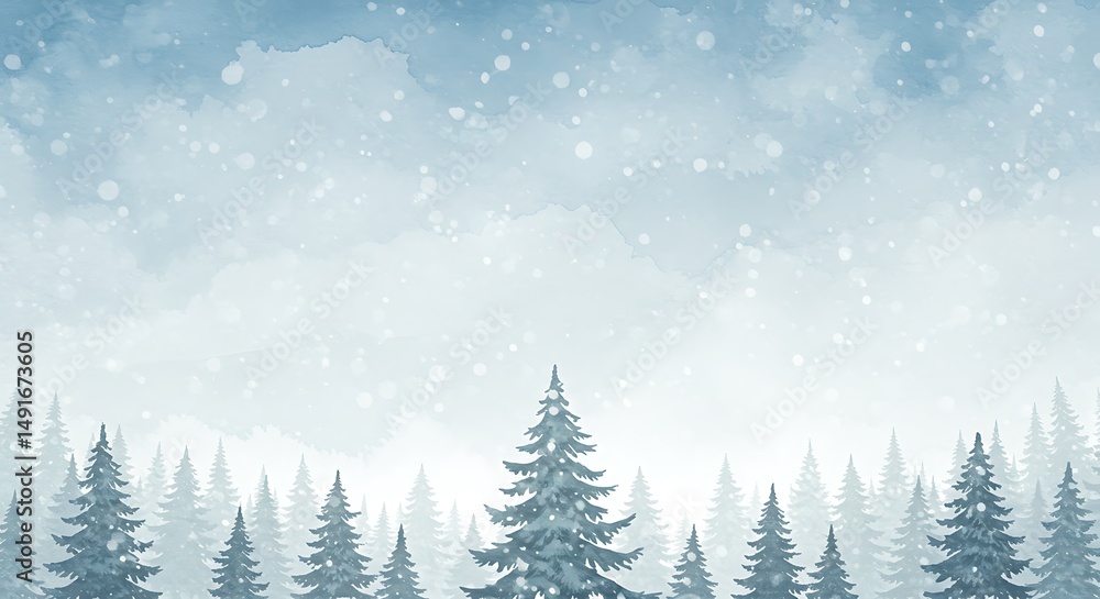 Obraz premium Winter's Silent Embrace