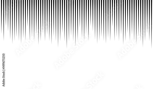 Vertical black lines with random thickness