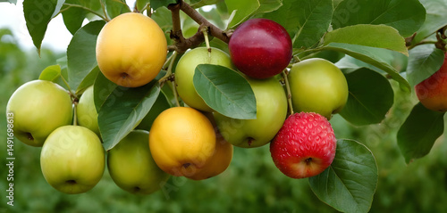 Wallpaper Mural red and green apples Torontodigital.ca