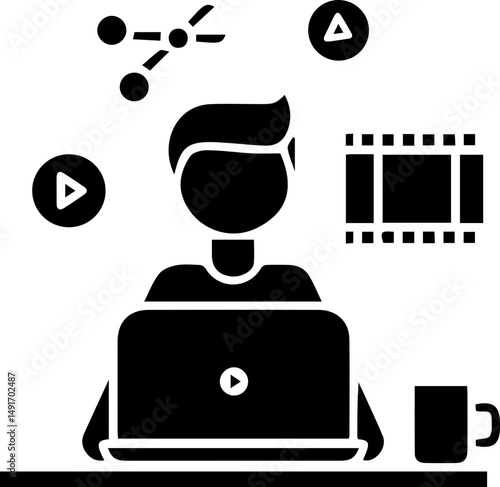 Video editor icon