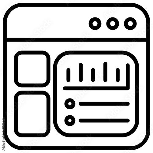 Dashboard Outline Icon