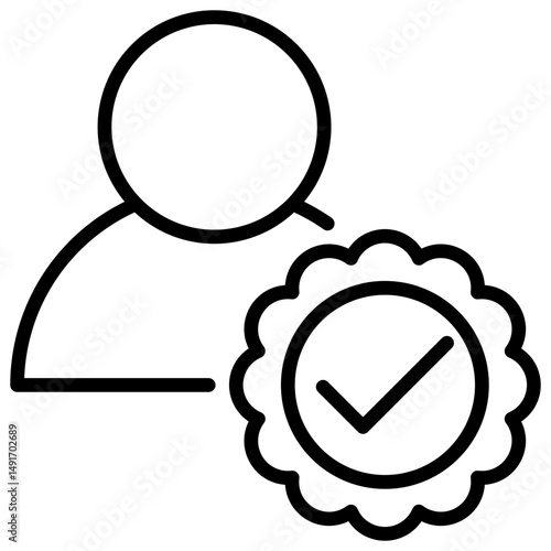 Authorization Outline Icon